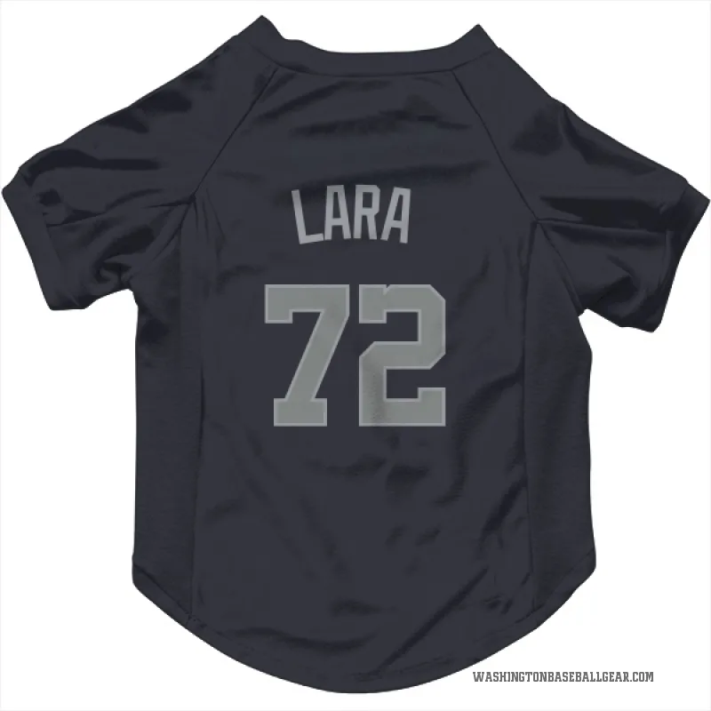 Andry Lara  Gray Washington Nationals   Navy  Cat & Dog Pet Jersey