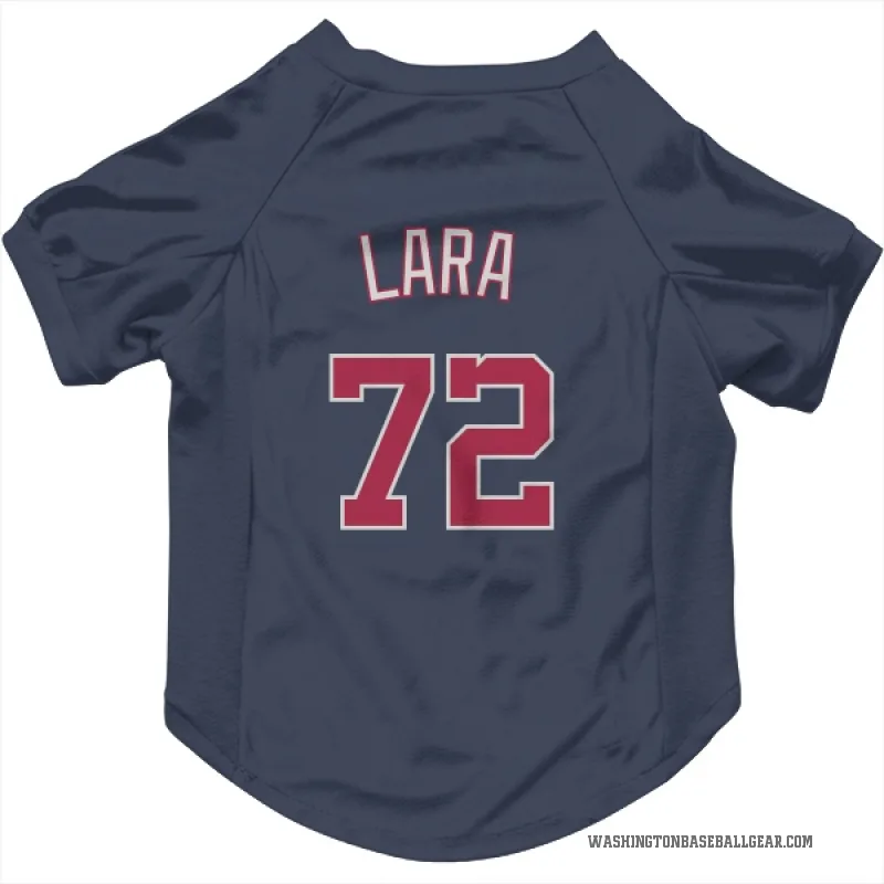 Andry Lara  Navy Washington Nationals  Cat & Dog Pet Jersey