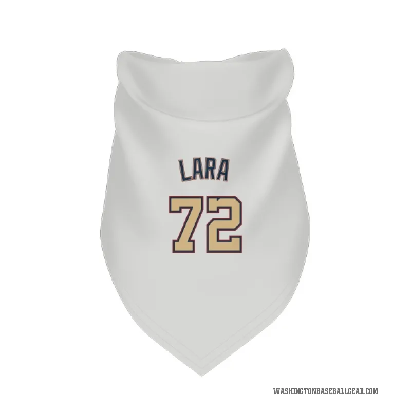 Andry Lara  White/Gold Washington Nationals  Cat & Dog Pet Bandana
