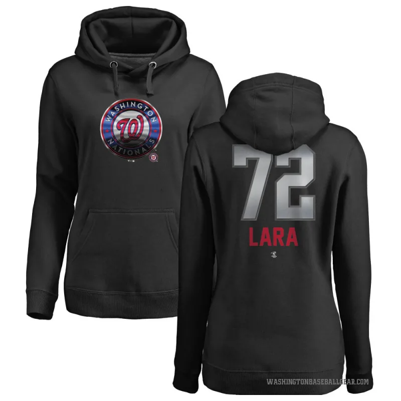 Andry Lara Women's Black Washington Nationals Branded Midnight Mascot Pullover Hoodie -