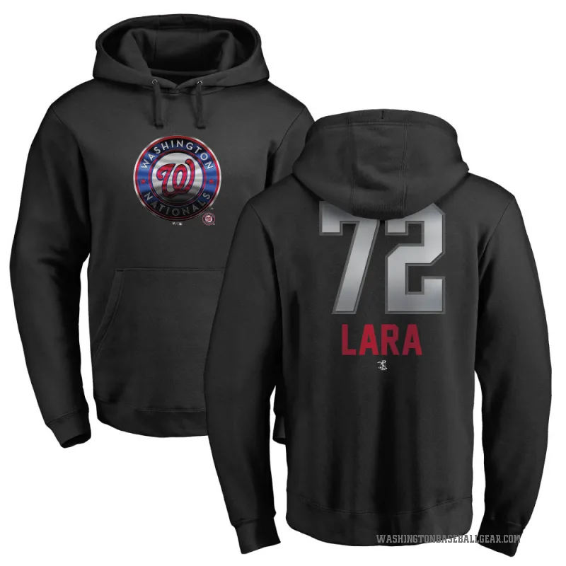 Andry Lara Youth Black Washington Nationals Branded Midnight Mascot Pullover Hoodie -