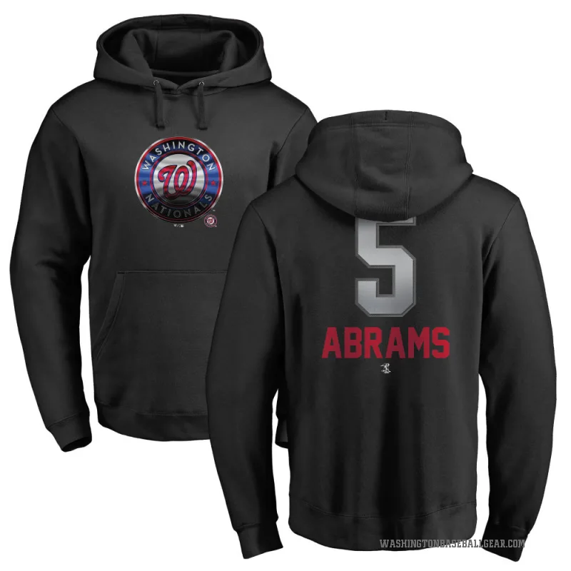 CJ Abrams Youth Black Washington Nationals Branded Midnight Mascot Pullover Hoodie -
