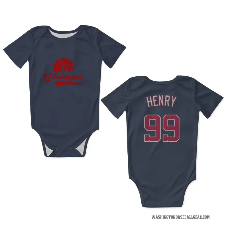 Cole Henry  Navy Washington Nationals  Newborn & Infant Bodysuit