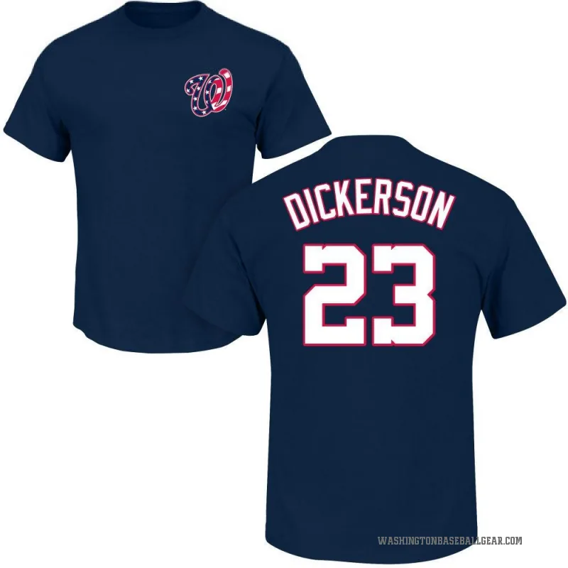 Corey Dickerson Youth Navy Washington Nationals Roster T-Shirt -