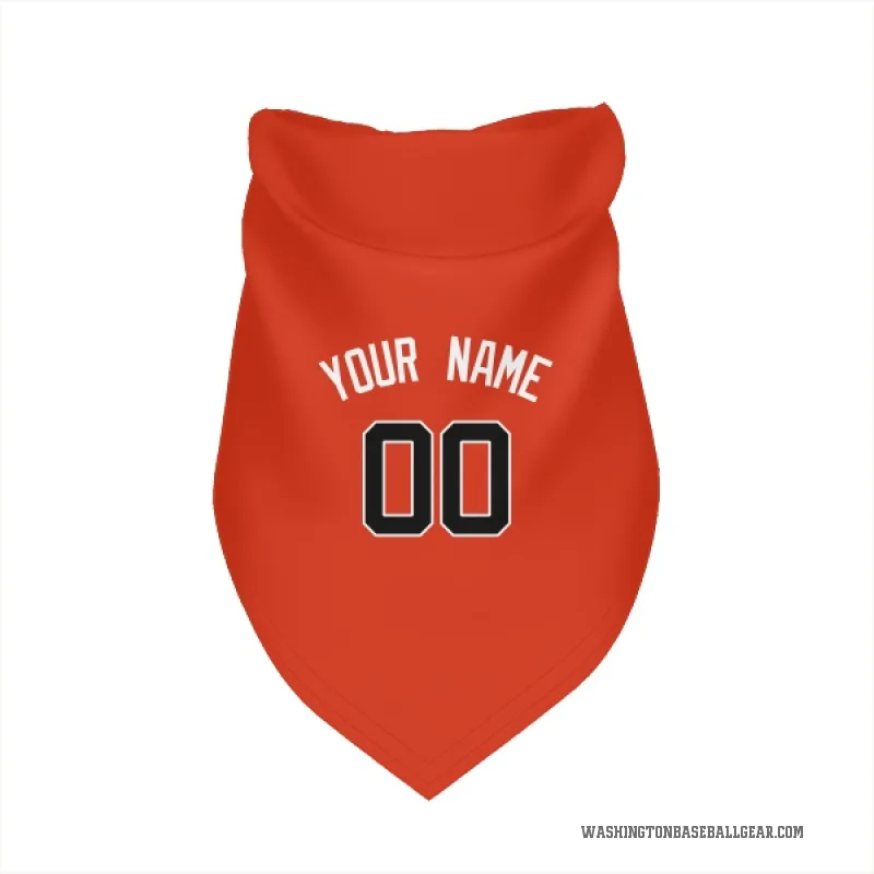 Custom  Orange Washington Nationals   Cat & Dog Pet Bandana