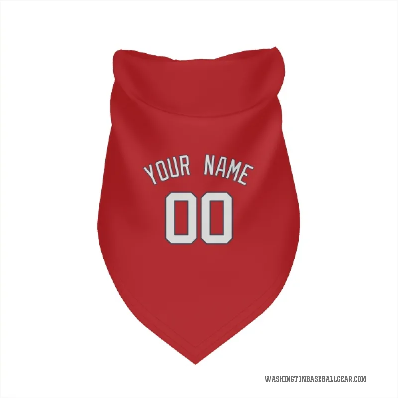 Custom  Red Washington Nationals   Cat & Dog Pet Bandana
