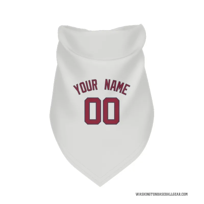 Custom  White Washington Nationals   Cat & Dog Pet Bandana