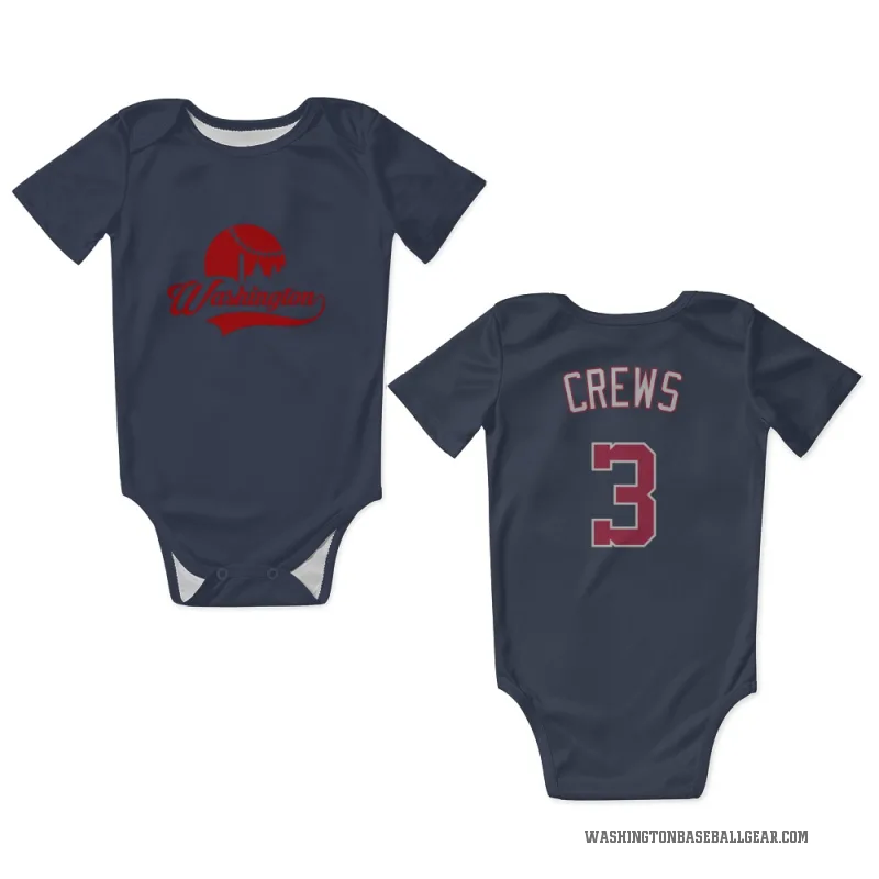 Dylan Crews  Navy Washington Nationals  Newborn & Infant Bodysuit