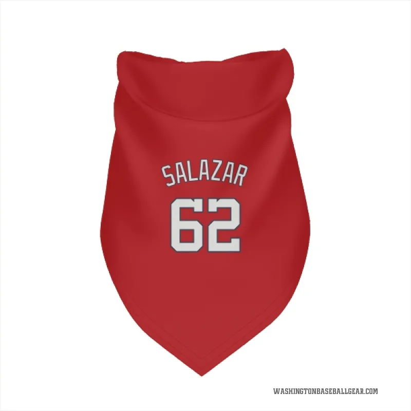 Eduardo Salazar  Red Washington Nationals  Cat & Dog Pet Bandana