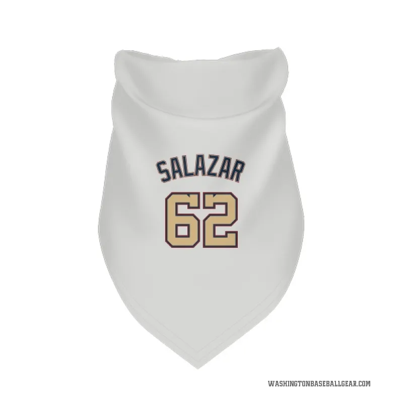 Eduardo Salazar  White/Gold Washington Nationals  Cat & Dog Pet Bandana