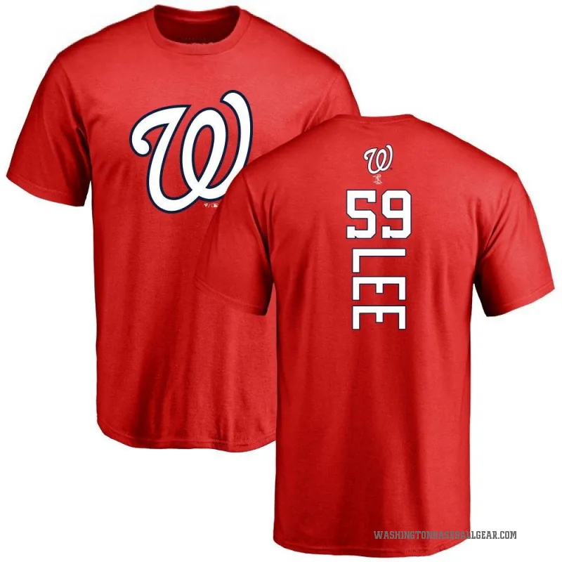 Evan Lee Youth Red Washington Nationals Backer T-Shirt -