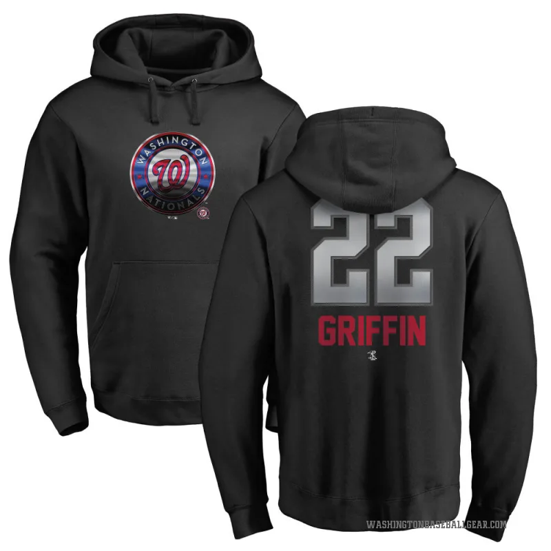 Foster Griffin Men's Black Washington Nationals Branded Midnight Mascot Pullover Hoodie -