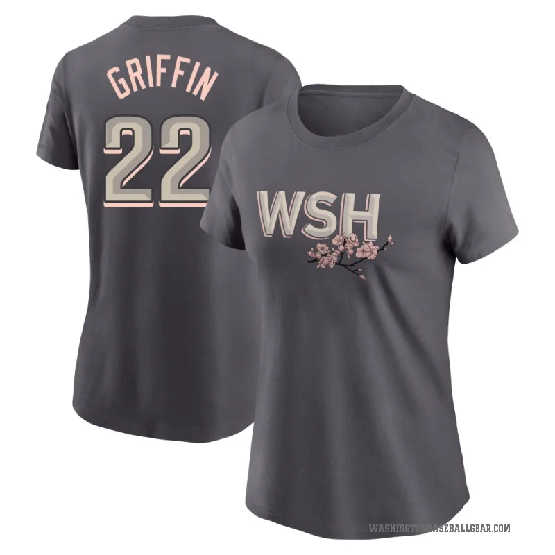 Foster Griffin Women's Gray Washington Nationals 2022 City Connect T-Shirt