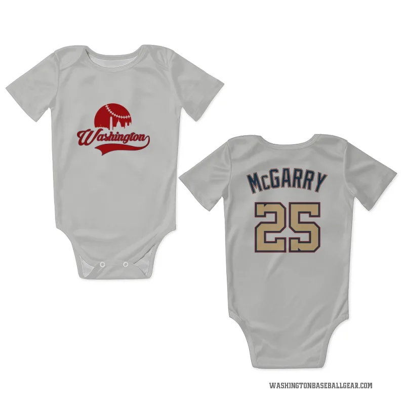 Griff McGarry  White/Gold Washington Nationals  Newborn & Infant Bodysuit