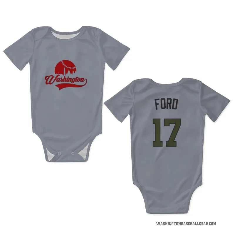 Harry Ford  Gray Washington Nationals  Newborn & Infant Bodysuit