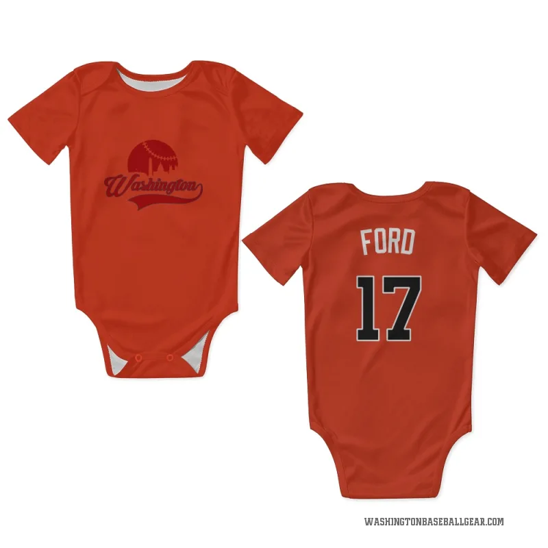 Harry Ford  Orange Washington Nationals  Newborn & Infant Bodysuit