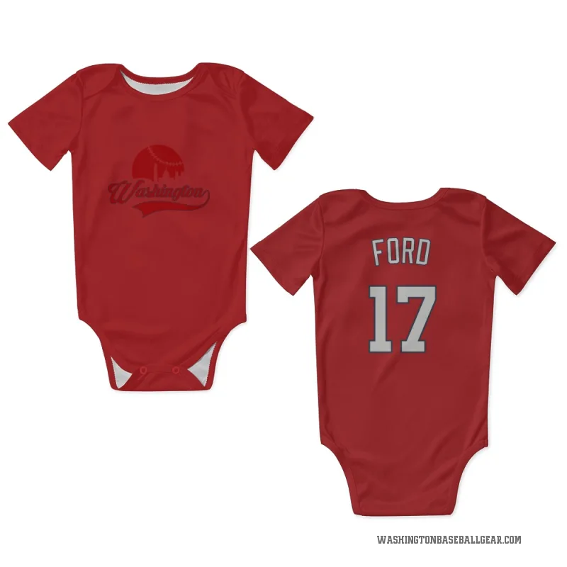 Harry Ford  Red Washington Nationals  Newborn & Infant Bodysuit