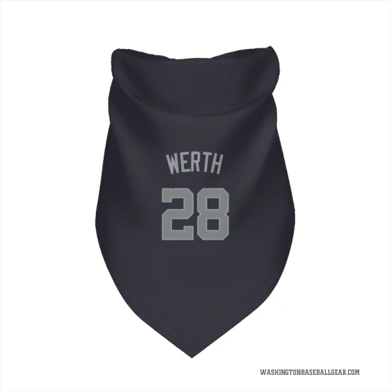 Jayson Werth  Gray Washington Nationals   Navy  Cat & Dog Pet Bandana