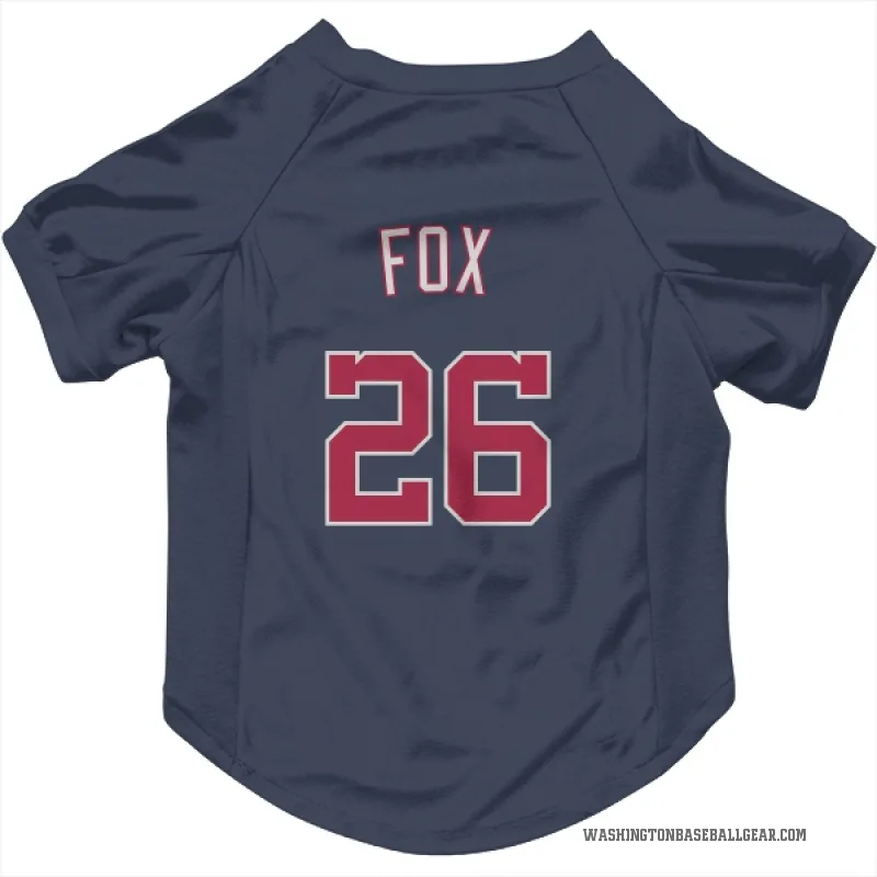 Lucius Fox  Navy Washington Nationals  Cat & Dog Pet Jersey