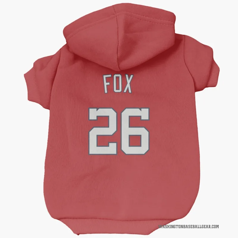 Lucius Fox  Red Washington Nationals  Cat & Dog Pet Hoodie