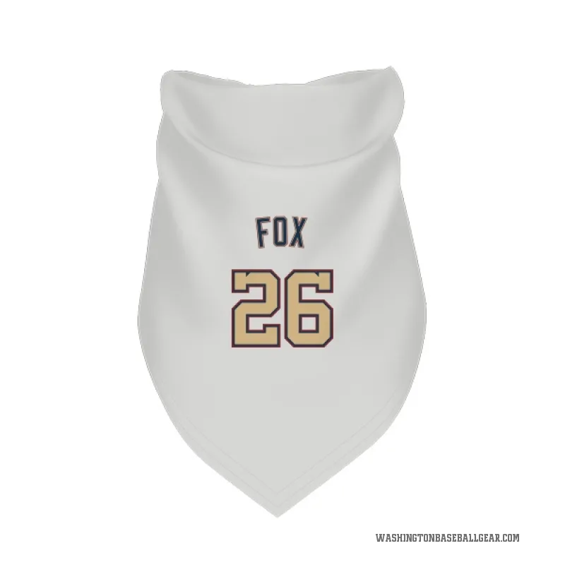 Lucius Fox  White/Gold Washington Nationals  Cat & Dog Pet Bandana