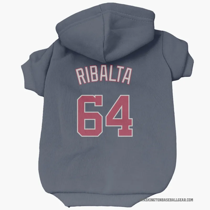 Orlando Ribalta  Navy Washington Nationals  Cat & Dog Pet Hoodie