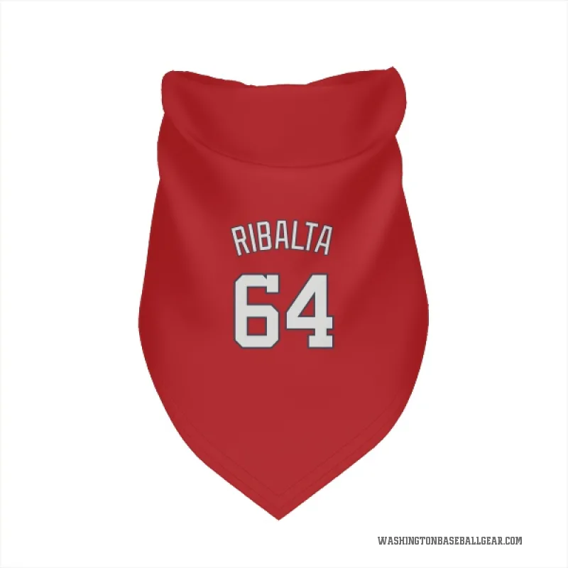 Orlando Ribalta  Red Washington Nationals  Cat & Dog Pet Bandana