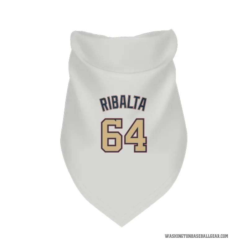 Orlando Ribalta  White/Gold Washington Nationals  Cat & Dog Pet Bandana