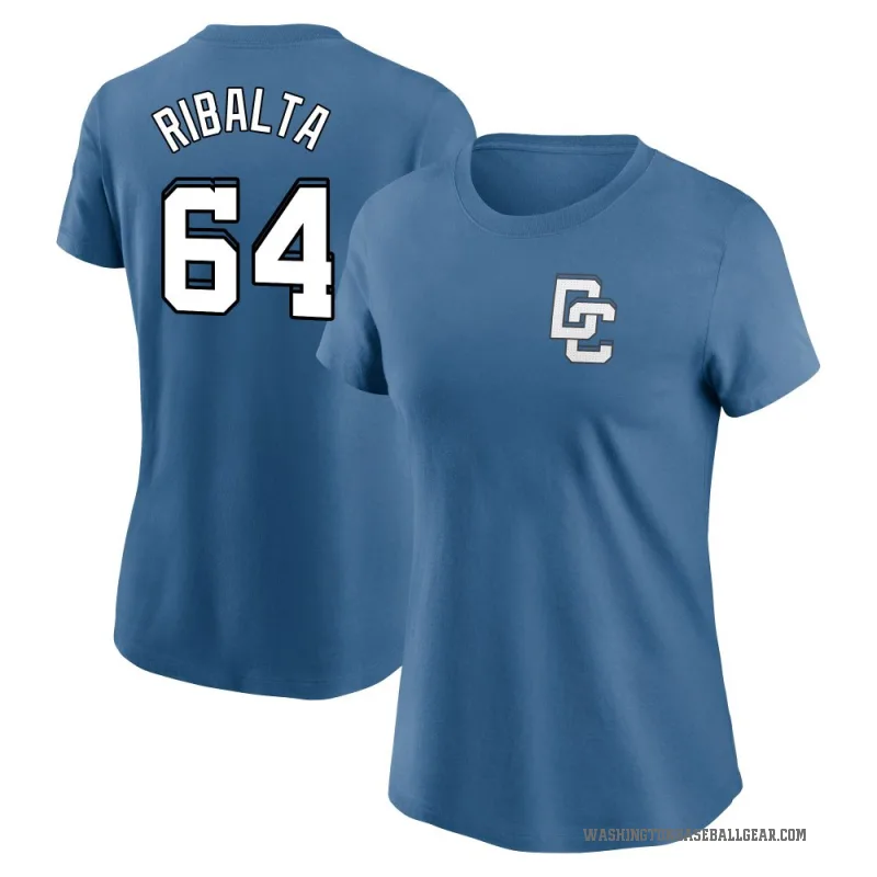Orlando Ribalta Women's Blue Washington Nationals 2025 City Connect Fuse 2.0 T-Shirt