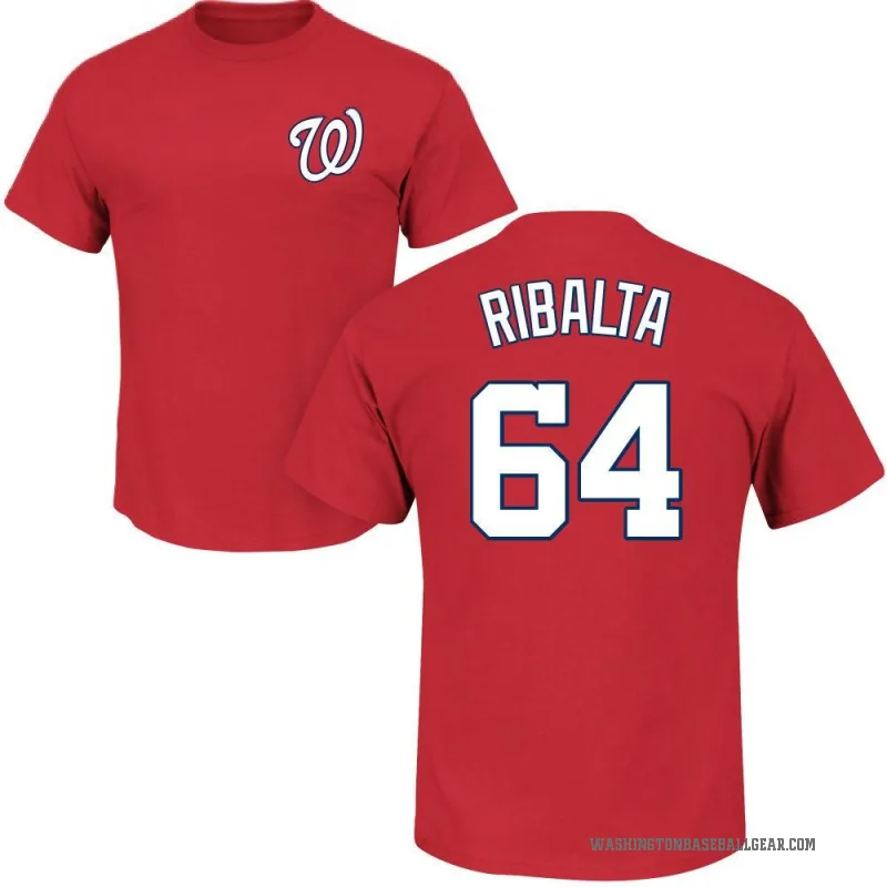 Orlando Ribalta Youth Red Washington Nationals Roster T-Shirt -
