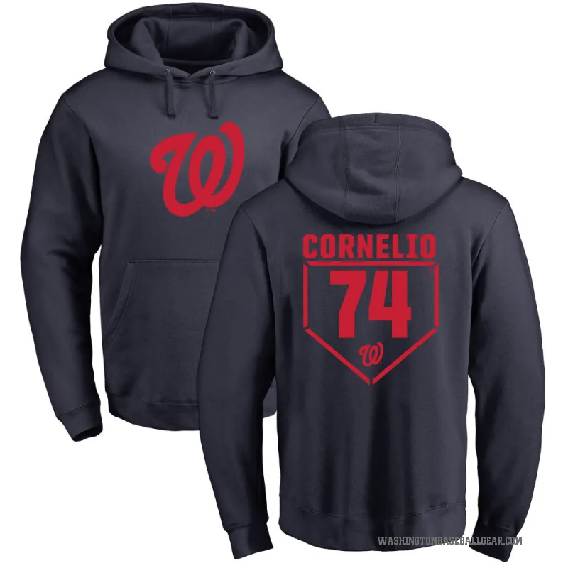 Riley Cornelio Men's Navy Washington Nationals Branded RBI Pullover Hoodie -