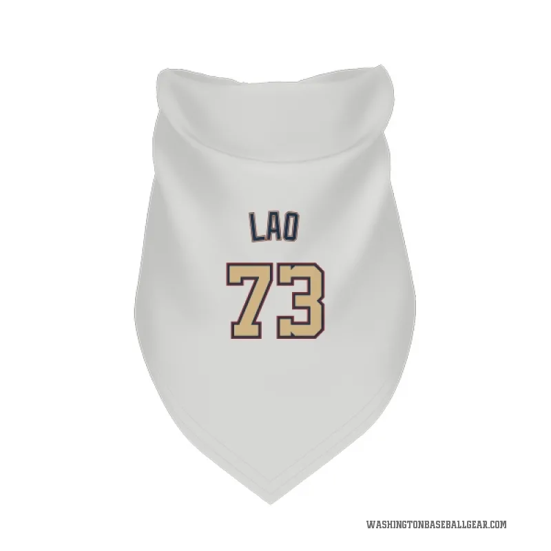 Sauryn Lao  White/Gold Washington Nationals  Cat & Dog Pet Bandana