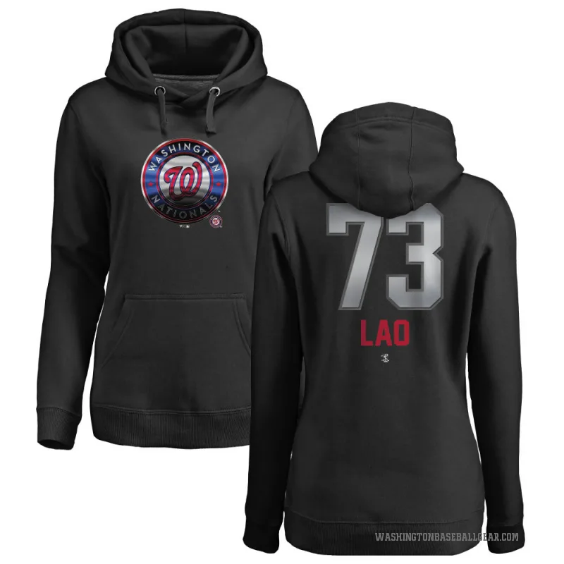 Sauryn Lao Women's Black Washington Nationals Branded Midnight Mascot Pullover Hoodie -