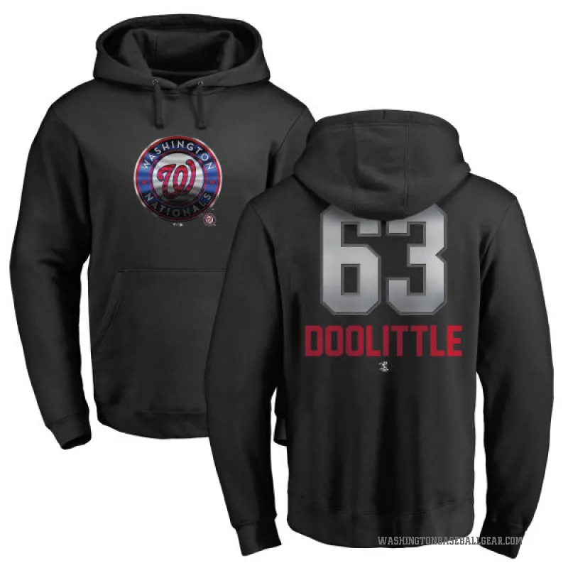 Sean Doolittle Youth Black Washington Nationals Branded Midnight Mascot Pullover Hoodie -