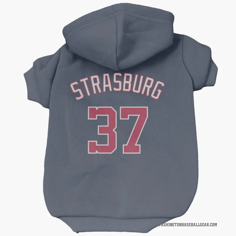 Stephen Strasburg  Navy Washington Nationals  Cat & Dog Pet Hoodie
