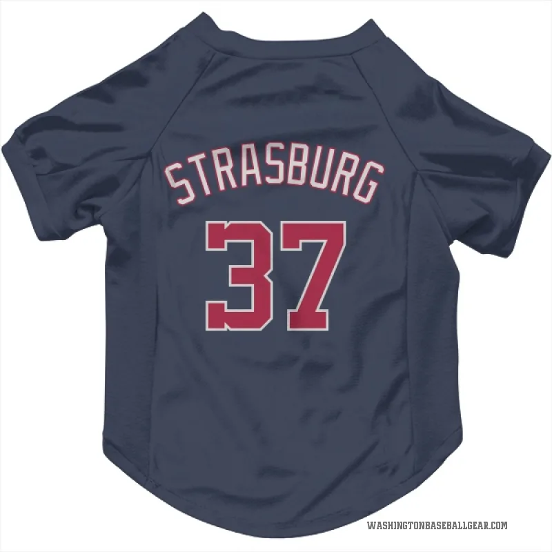 Stephen Strasburg  Navy Washington Nationals  Cat & Dog Pet Jersey