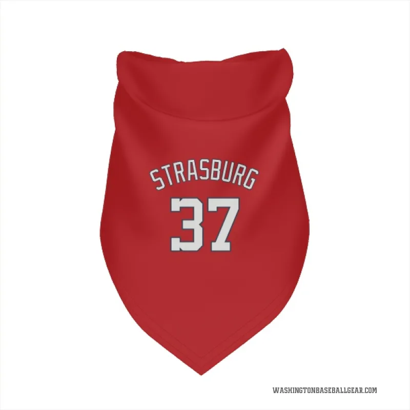 Stephen Strasburg  Red Washington Nationals  Cat & Dog Pet Bandana